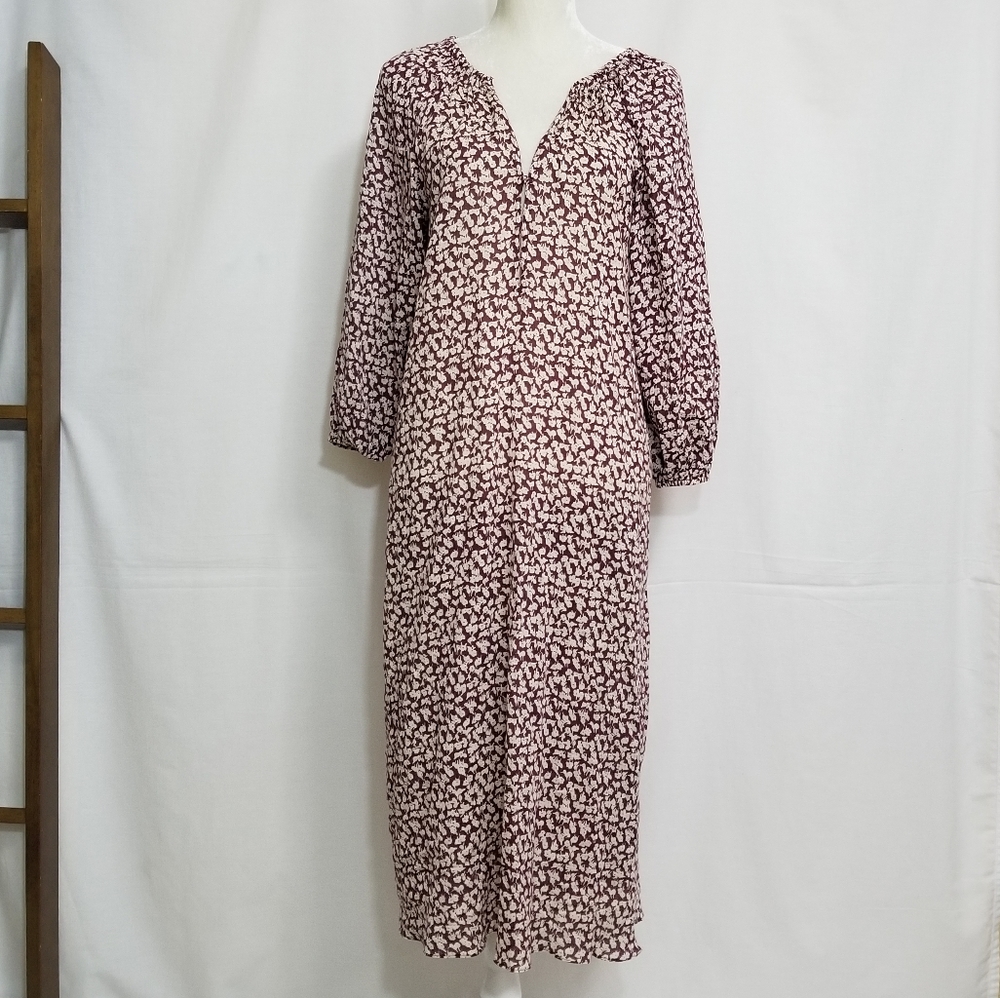 The Great Willow Midi Dress Merlot
